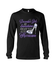 December Girls Are Sunshine Mixed With Hurricane Long Sleeve Tee thumbnail