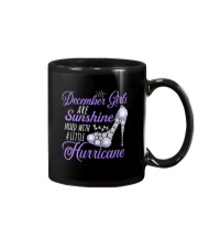 December Girls Are Sunshine Mixed With Hurricane Mug thumbnail