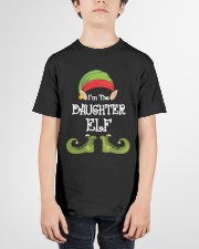 I'm The Daughter Elf Matching Family Christmas Youth T-Shirt garment-youth-tshirt-front-01