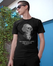 Stay Strapped Get Clapped George Washington Classic T-Shirt apparel-classic-tshirt-lifestyle-17