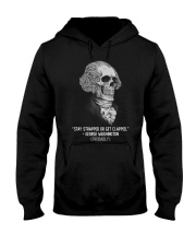 Stay Strapped Get Clapped George Washington Hooded Sweatshirt thumbnail