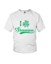Shenanigan Irish Green Shamrock St Patrick's Day Youth T-Shirt thumbnail