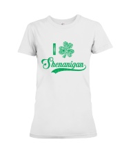 Shenanigan Irish Green Shamrock St Patrick's Day Premium Fit Ladies Tee thumbnail