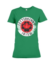 Vintage Letterkenny Irish Shamrock St Patricks Day Premium Fit Ladies Tee thumbnail