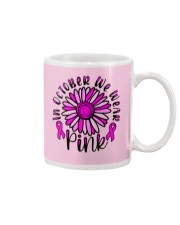 In October We Wear Pink Daisy Flower Breast Cancer Mug thumbnail