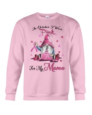 In October I Wear Pink For My Mama Crewneck Sweatshirt thumbnail