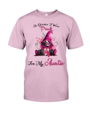 In October I Wear Pink For My Auntie Gnome Breast Classic T-Shirt thumbnail