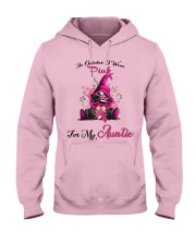 In October I Wear Pink For My Auntie Gnome Breast Hooded Sweatshirt thumbnail