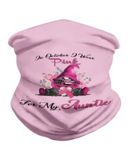 In October I Wear Pink For My Auntie Gnome Breast Neck Gaiter thumbnail
