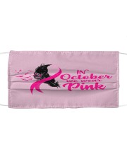 In October We Wear Pink Ribbon Leave Seagull Cloth face mask thumbnail
