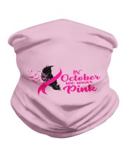 In October We Wear Pink Ribbon Leave Seagull Neck Gaiter thumbnail