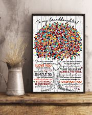 TO MY GRANDDAUGHTER - TREE - FROM GRANDMA 16x24 Poster lifestyle-poster-3