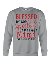 Blessed By God Spoiled By My Mimi Crewneck Sweatshirt tile