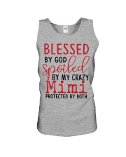 Blessed By God Spoiled By My Mimi Unisex Tank tile