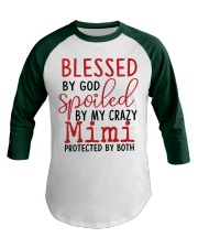 Blessed By God Spoiled By My Mimi Baseball Tee tile