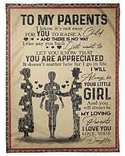 TO MY PARENTS - YOU ARE APPRECIATED Small Fleece Blanket - 30" x 40" front