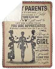 TO MY PARENTS - YOU ARE APPRECIATED Sherpa Fleece Blanket tile
