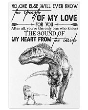 MOM TO KIDS - T REX - FROM THE INSIDE 16x24 Poster front