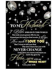 TO MY HUSBAND - DIAMOND - I LOVE YOU 16x24 Poster front