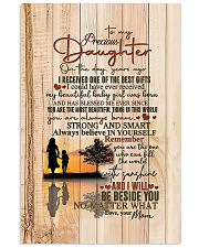To my Daughter - Sunset 16x24 Poster front