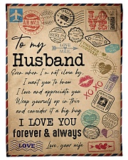 TO MY HUSBAND - VINTAGE - I LOVE YOU Small Fleece Blanket - 30" x 40" front