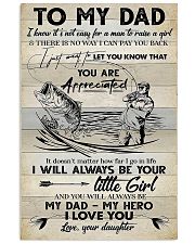 POSTER - TO MY DAD - FISHING 16x24 Poster front