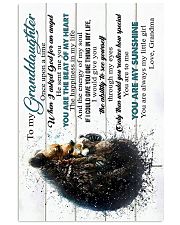TO MY GRANDDAUGHTER - BEARS - YOU ARE MY SUNSHINE 16x24 Poster front