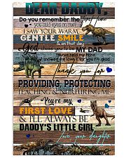 DEAR DADDY - DINOSAUR - THANK YOU 16x24 Poster front
