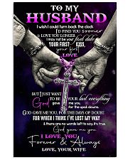 Husband - Cross - Hand In Hand - I Wish I Could 16x24 Poster front