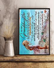 TO MY GRANDDAUGHTER - LIFE IS TOUGH 16x24 Poster lifestyle-poster-3