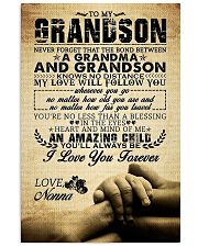 TO MY GRANDSON 16x24 Poster front