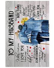 Gift for Husband 16x24 Poster front