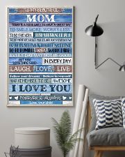 POSTER - TO MY MOM - BLUE - TODAY IS 16x24 Poster lifestyle-poster-1