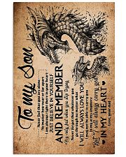 Dad To Son - Dragon - Never Feel That You Are 16x24 Poster front