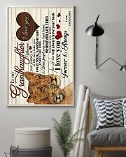 To Granddaughter - Never Forget Your Way Back 16x24 Poster lifestyle-poster-1