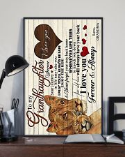 To Granddaughter - Never Forget Your Way Back 16x24 Poster lifestyle-poster-2