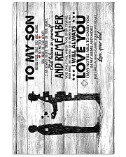 Dad to Son - Never Feel That You Are 16x24 Poster front