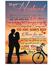 TO MY HUSBAND 16x24 Poster front