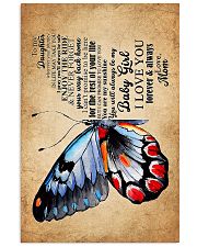 POSTER - TO MY DAUGHTER - BUTTERFLY - WHEREVER 16x24 Poster front