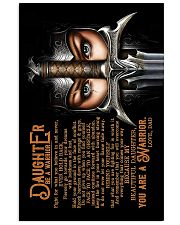 Dad To Daughter - To My Daughter - Be A Warrior 16x24 Poster front