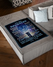 To My Daughter - Special Blanket For Daughter Small Fleece Blanket - 30" x 40" aos-coral-fleece-blanket-30x40-lifestyle-front-03