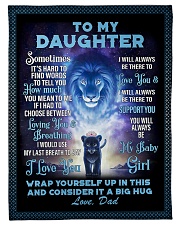 To My Daughter - Special Blanket For Daughter Small Fleece Blanket - 30" x 40" front