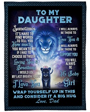 To My Daughter - Special Blanket For Daughter Fleece Blanket tile