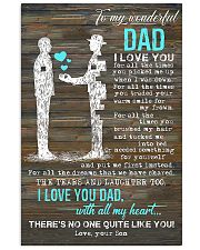 POSTER - TO MY DAD - PIECE - I LOVE YOU 16x24 Poster front