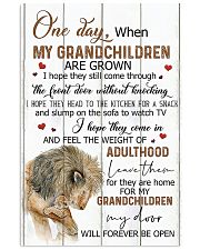 FOR MY GRANDCHILDREN - I HOPE THEY COME IN 16x24 Poster front