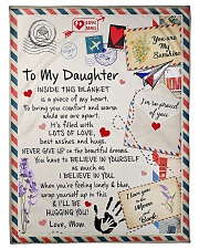 To My Daughter - Special Blanket For Daughter Small Fleece Blanket - 30" x 40" front