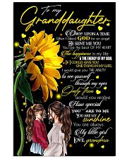 GRANDDAUGHTER - FLOWERS - YOU ARE MY SUNSHINE 16x24 Poster front