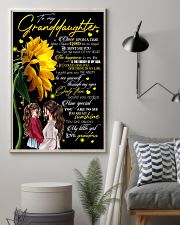 GRANDDAUGHTER - FLOWERS - YOU ARE MY SUNSHINE 16x24 Poster lifestyle-poster-1