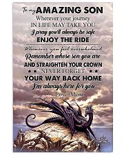 MOM TO SON - LYING DRAGON - AMAZING SON 16x24 Poster front