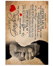 TO MY GRANDSON 16x24 Poster front